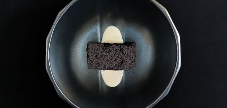 Elevate Your Box Mix - Black Sesame Brownie