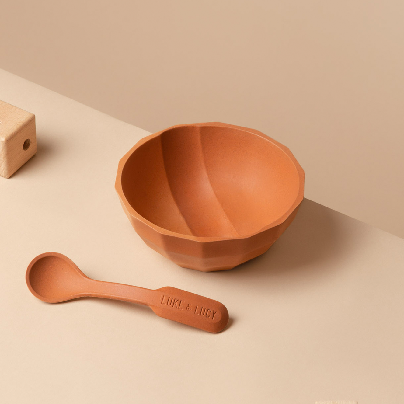 Channel Bowl Mini + Ergonomic Spoon