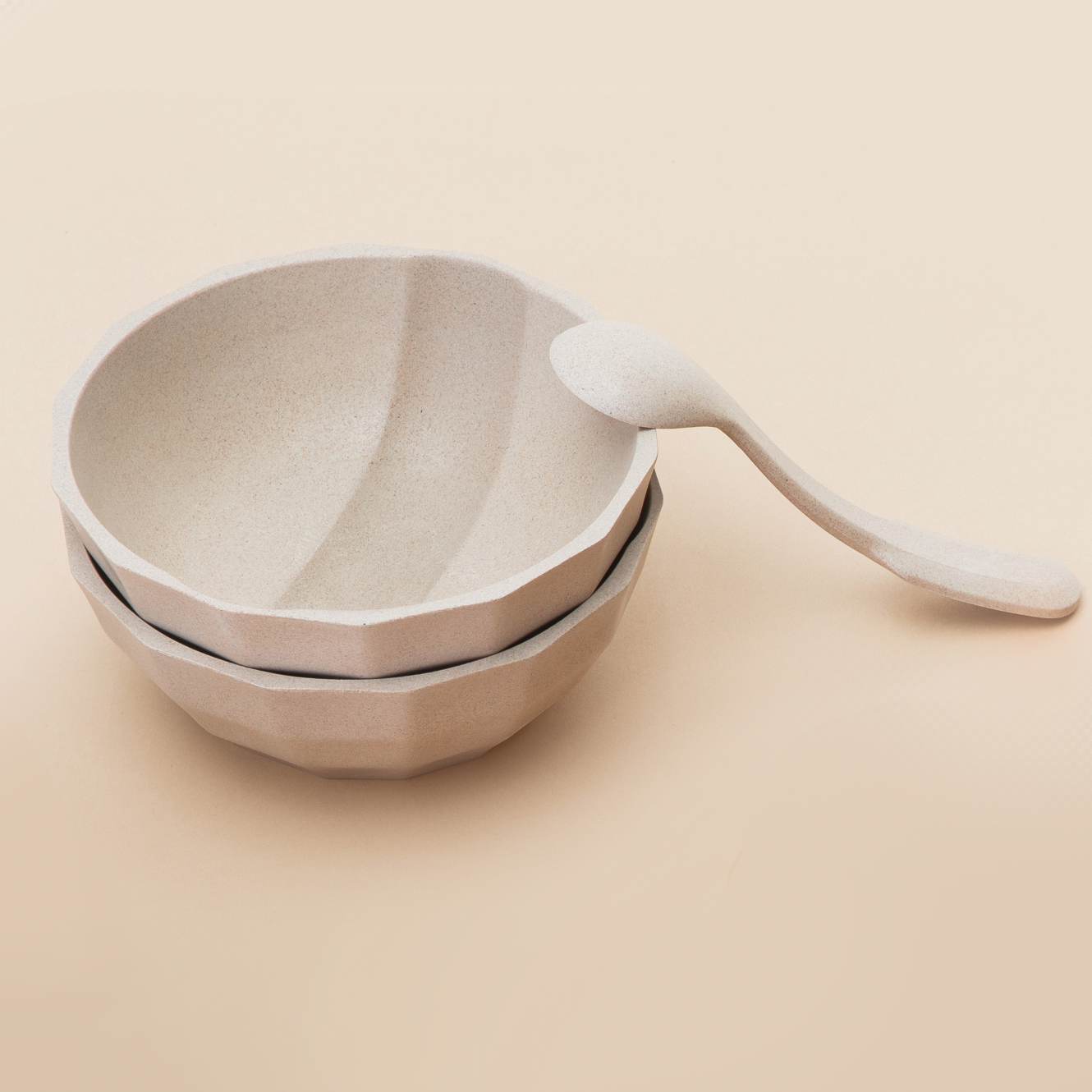 Channel Bowl Mini and Pairing Spoon | Bamboo-blend
