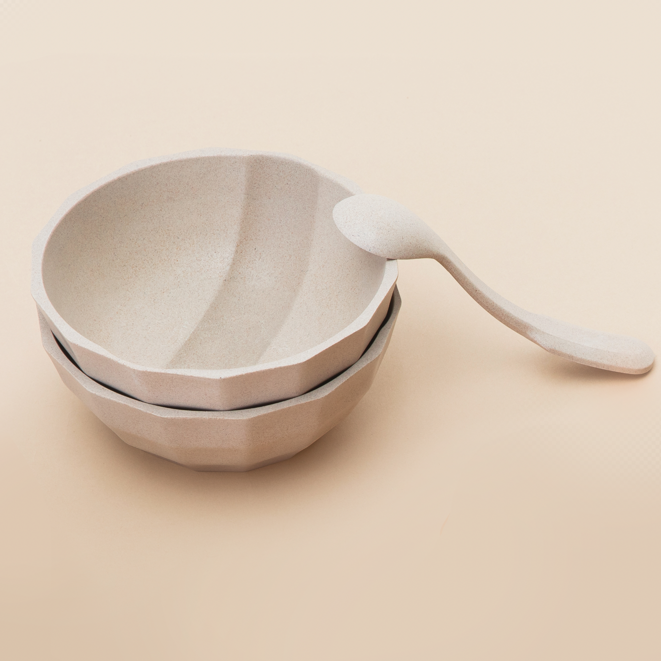 Channel Bowl Mini + Ergonomic Spoon