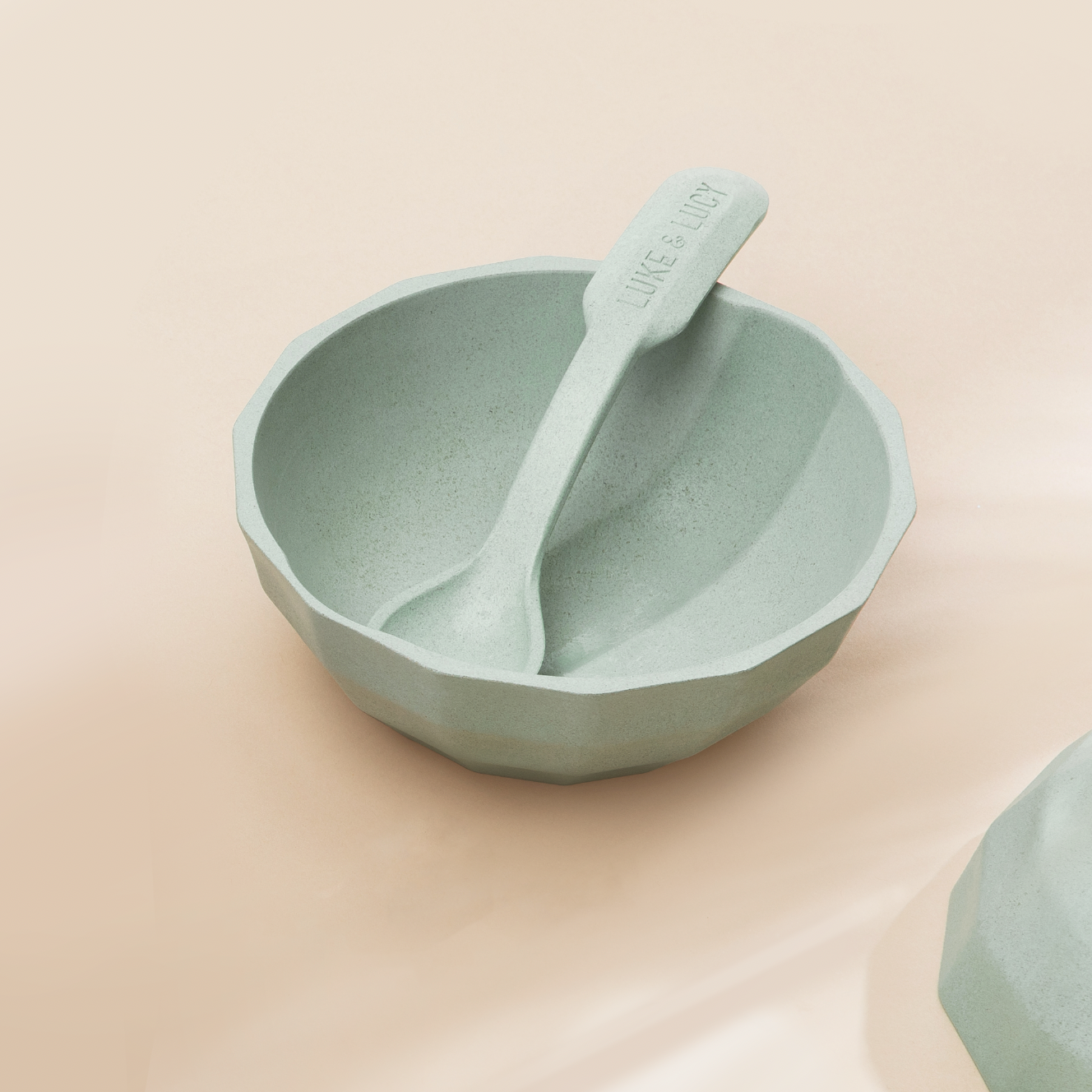 Channel Bowl Mini + Ergonomic Spoon