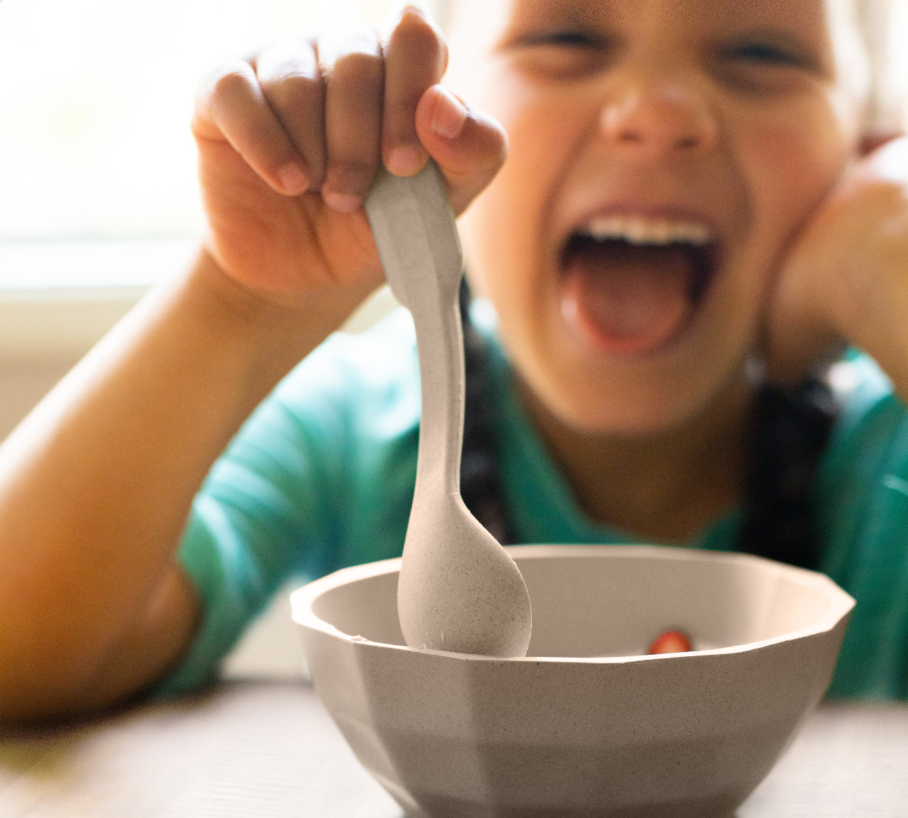 Channel Bowl Mini + Ergonomic Spoon