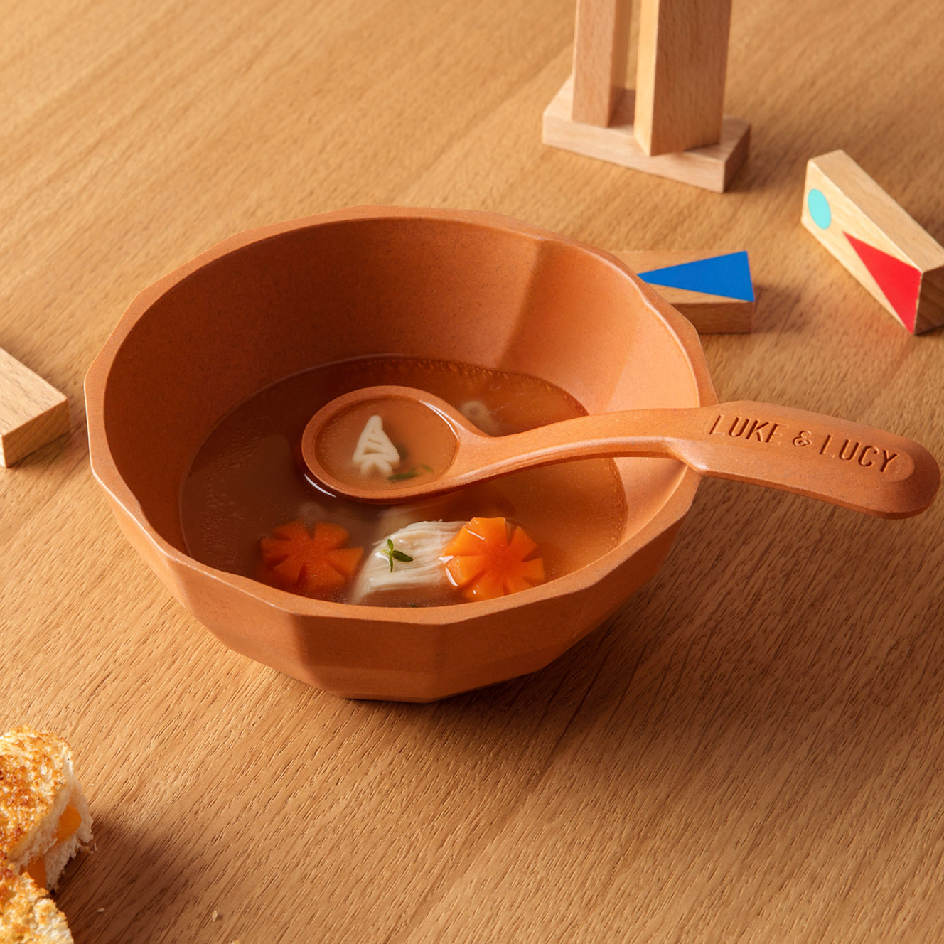 Channel Bowl Mini and Pairing Spoon | Bamboo-blend